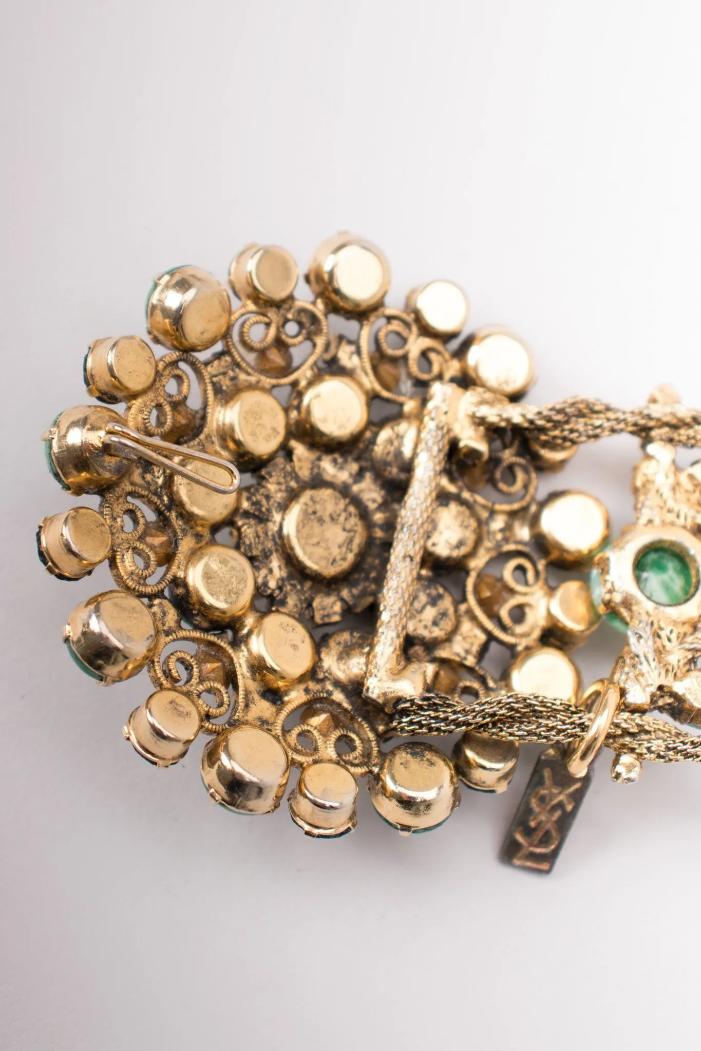 Crystal Gemstone Metal Belt