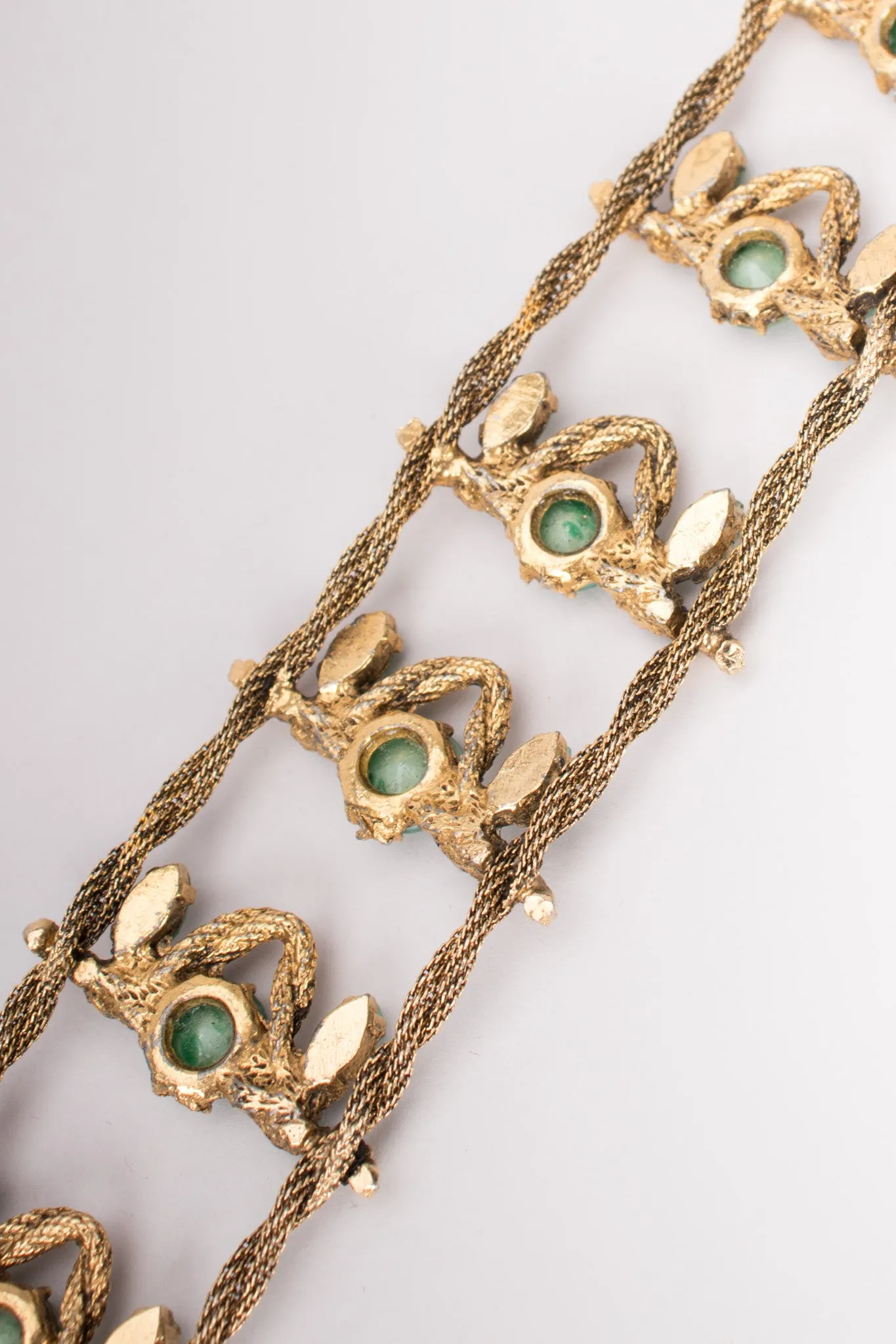 Crystal Gemstone Metal Belt
