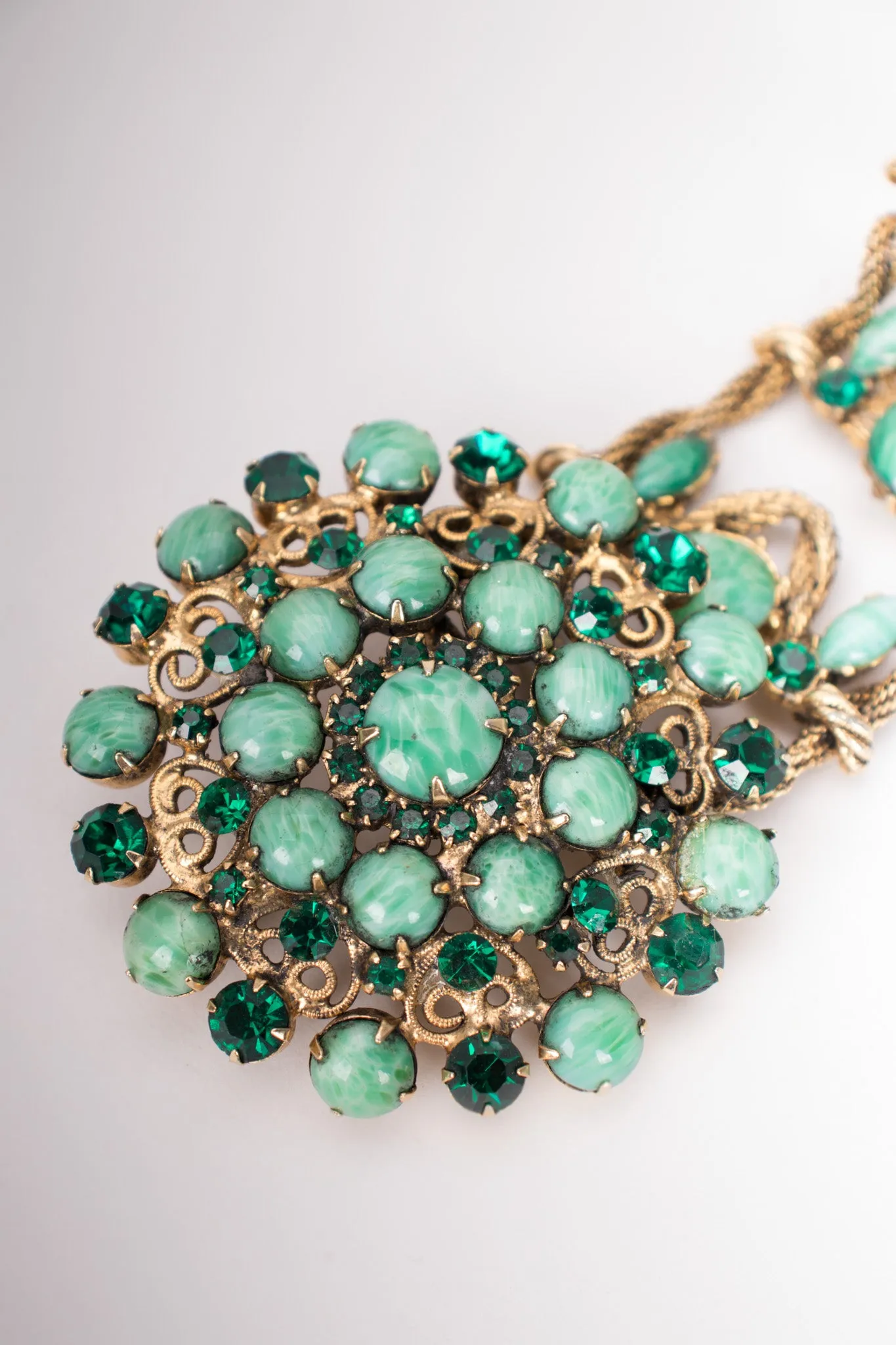 Crystal Gemstone Metal Belt