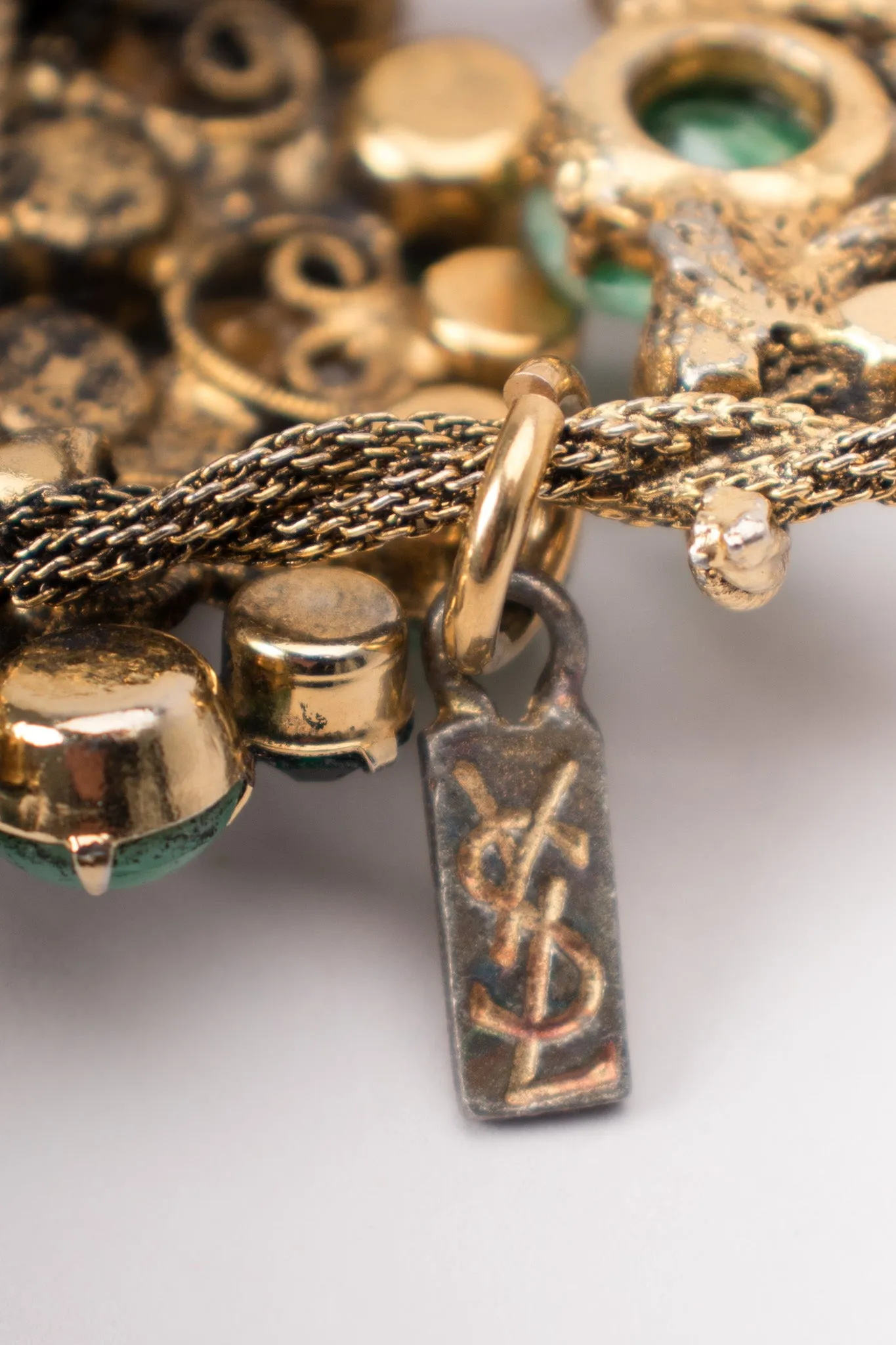 Crystal Gemstone Metal Belt