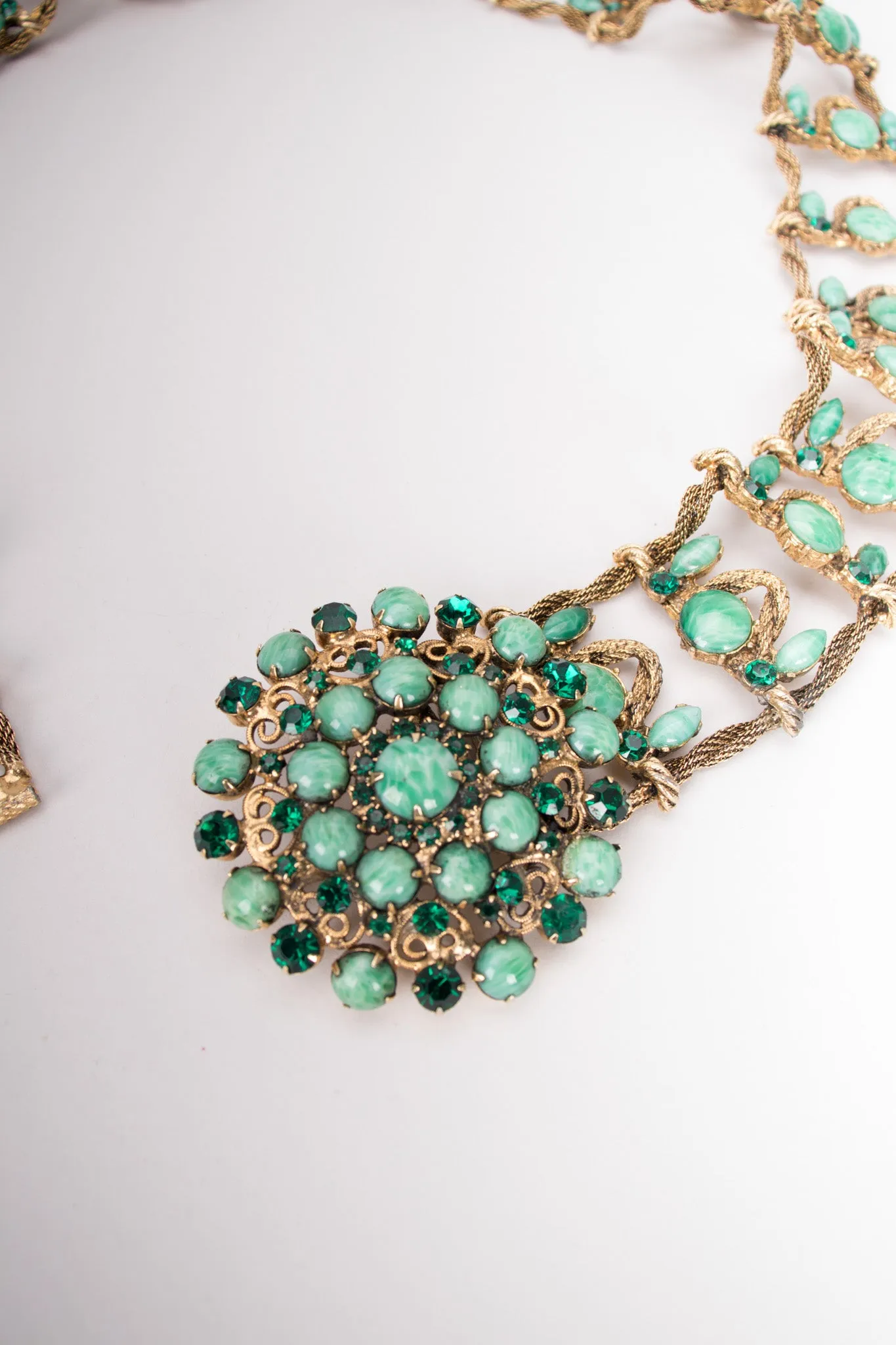 Crystal Gemstone Metal Belt